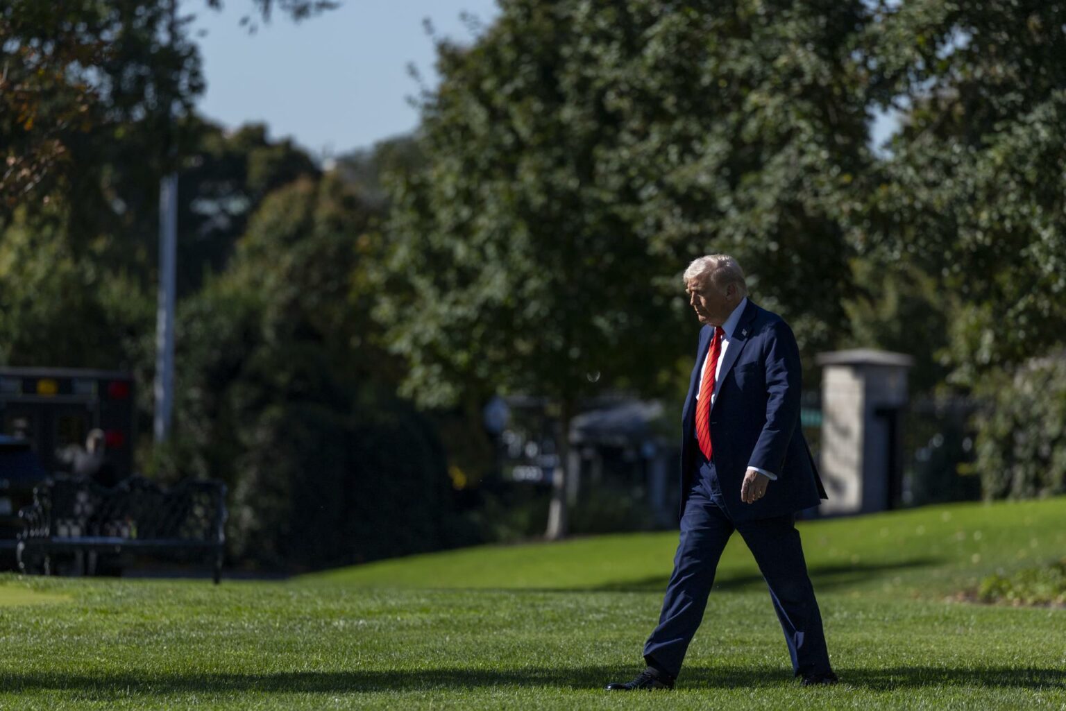 US President Donald J. Trump has semiannual physical